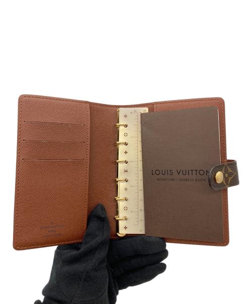 LOUIS VUITTON（ルイ ヴィトン）LOUIS VUITTON (ルイ ヴィトン) 手帳カバー アジェンダPM ブラウンの古着・服飾アイテム