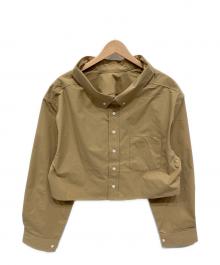 forme（フォルメ）の古着「ショートシャツ」｜ベージュ
