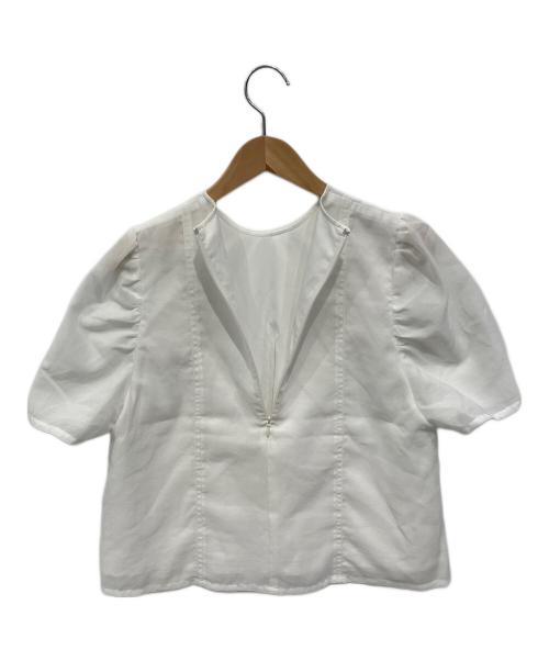 forme（フォルメ）forme (フォルメ) パフスリーブブラウス ホワイト サイズ:FREEの古着・服飾アイテム