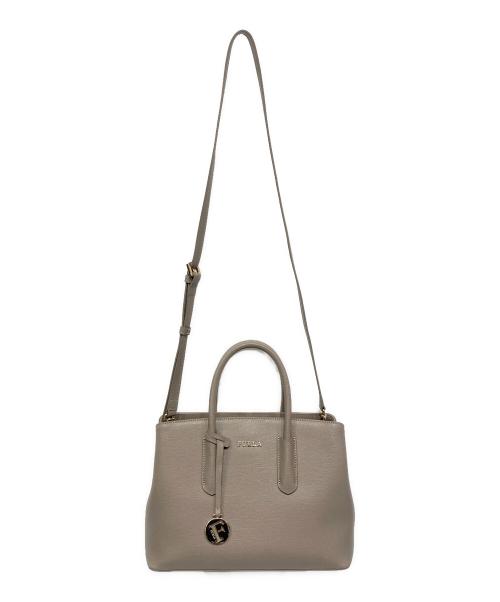 FURLA（フルラ）FURLA (フルラ) 2WAYショルダーバッグ グレーの古着・服飾アイテム