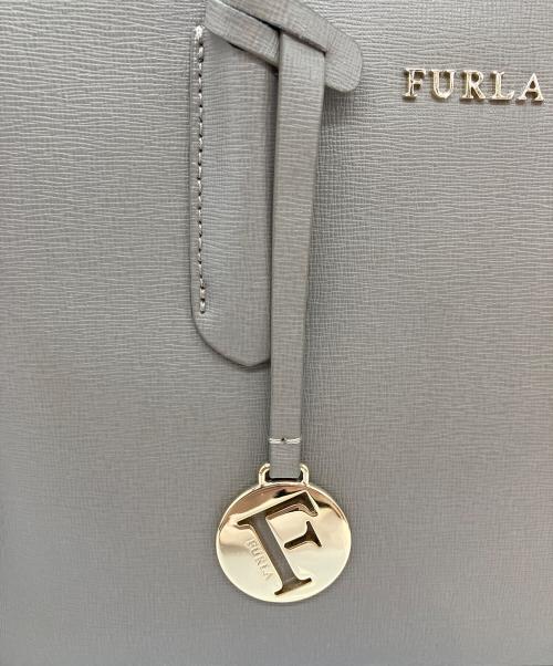 FURLA（フルラ）FURLA (フルラ) 2WAYショルダーバッグ グレーの古着・服飾アイテム