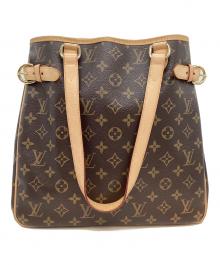 LOUIS VUITTON（ルイ ヴィトン）の古着「バティニョール ヴェルティカル ショルダートートバッグ」｜ブラウン