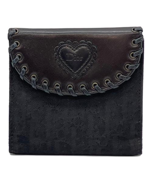 Christian Dior（クリスチャン ディオール）Christian Dior (クリスチャン ディオール) 3つ折り財布 ブラックの古着・服飾アイテム