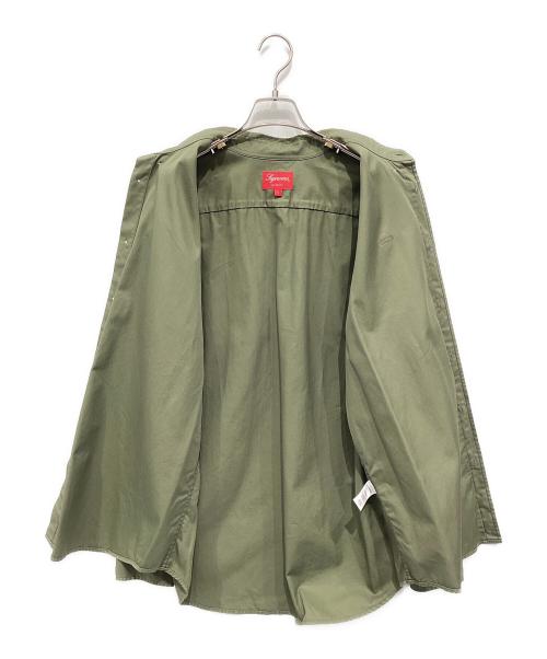 SUPREME（シュプリーム）Supreme (シュプリーム) 長袖シャツ グリーン サイズ:Lの古着・服飾アイテム
