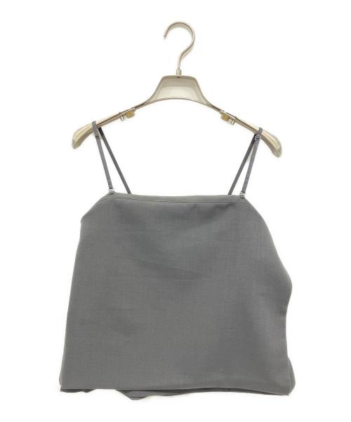 forme（フォルメ）forme (フォルメ) 2Way キャミソール チャコールグレーの古着・服飾アイテム