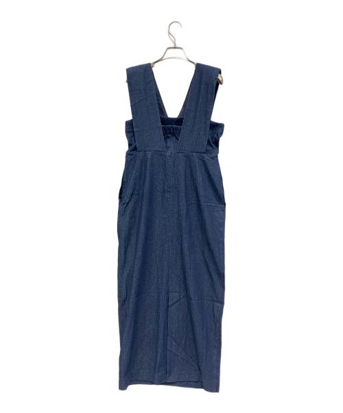 forme（フォルメ）forme (フォルメ) ショルダーパッドドレス インディゴ サイズ:1の古着・服飾アイテム