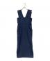forme（フォルメ）の古着「ショルダーパッドドレス」｜インディゴ
