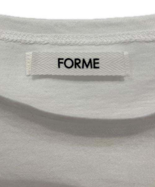 forme（フォルメ）forme (フォルメ) 長袖カットソー ホワイト サイズ:FREEの古着・服飾アイテム