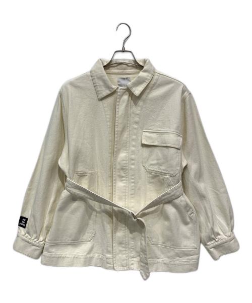 FIG&VIPER（フィグアンドヴァイパー）FIG&VIPER (フィグアンドヴァイパー) ジップジャケット アイボリー サイズ:FREE 未使用品の古着・服飾アイテム