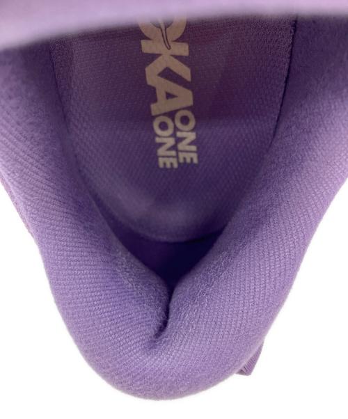 HOKAONEONE（ホカオネオネ）HOKAONEONE (ホカオネオネ) スニーカー パープル×ホワイト サイズ:27.5cmの古着・服飾アイテム