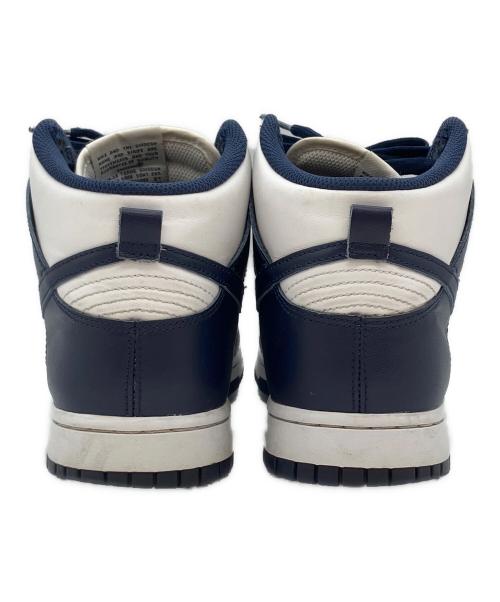 NIKE（ナイキ）NIKE (ナイキ) ハイカットスニーカー ホワイト×ネイビー サイズ:27.5cmの古着・服飾アイテム