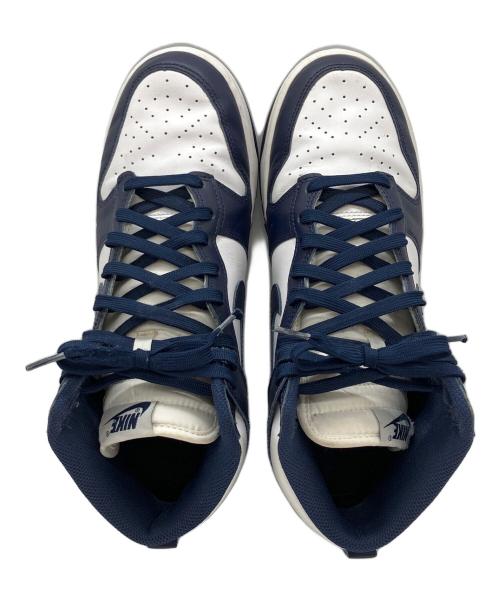 NIKE（ナイキ）NIKE (ナイキ) ハイカットスニーカー ホワイト×ネイビー サイズ:27.5cmの古着・服飾アイテム