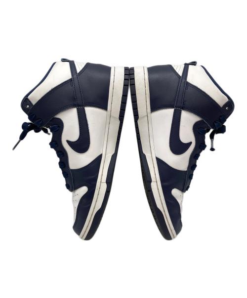 NIKE（ナイキ）NIKE (ナイキ) ハイカットスニーカー ホワイト×ネイビー サイズ:27.5cmの古着・服飾アイテム