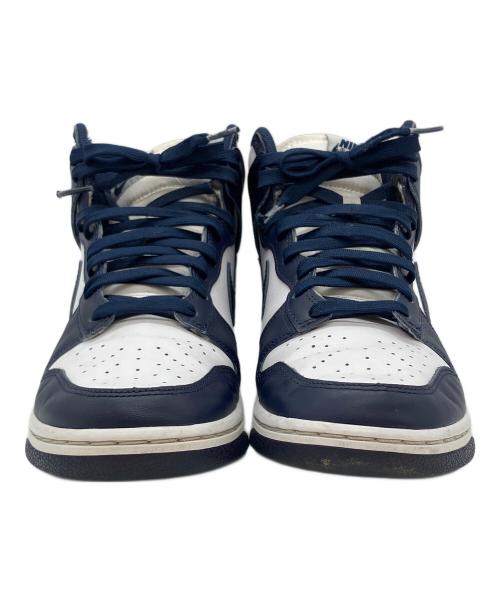 NIKE（ナイキ）NIKE (ナイキ) ハイカットスニーカー ホワイト×ネイビー サイズ:27.5cmの古着・服飾アイテム