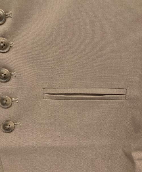 forme（フォルメ）forme (フォルメ) FrontButtonVest ブラウン サイズ:FREEの古着・服飾アイテム