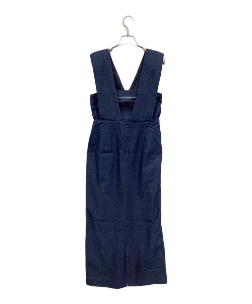 forme（フォルメ）forme (フォルメ)  Shoulder pads dress インディゴの古着・服飾アイテム