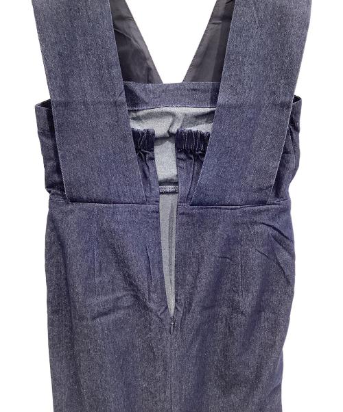 forme（フォルメ）forme (フォルメ)  Shoulder pads dress インディゴの古着・服飾アイテム