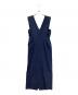forme（フォルメ）の古着「 Shoulder pads dress」｜インディゴ