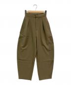 formeフォルメ）の古着「CurvedPants」｜カーキ
