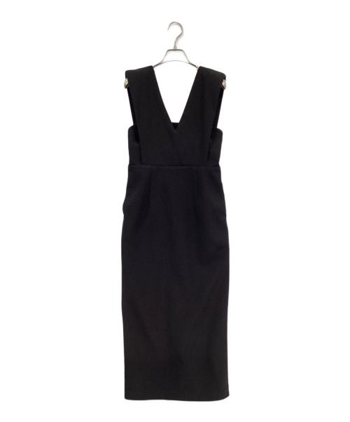 forme（フォルメ）forme (フォルメ)  Shoulder pads dress ブラック サイズ:1の古着・服飾アイテム