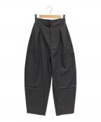 formeフォルメ）の古着「CurvedPants」｜グレー