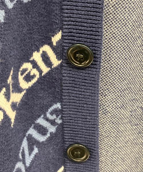 KENZO（ケンゾー）KENZO (ケンゾー) VERDY MARKET 厚手カーディガン ネイビー サイズ:Lの古着・服飾アイテム