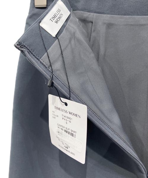 TIMELESS WOMAN（タイムレス ウーマン）TIMELESS WOMAN (タイムレス ウーマン) スリットスカート グレー サイズ:S 未使用品の古着・服飾アイテム