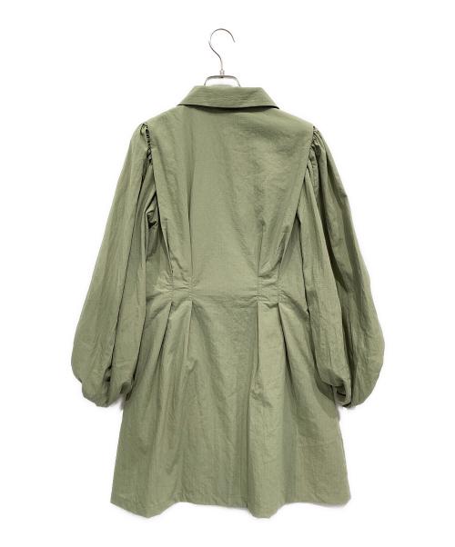 moussy（マウジー）moussy (マウジー) 長袖ワンピース グリーン サイズ:S 未使用品の古着・服飾アイテム