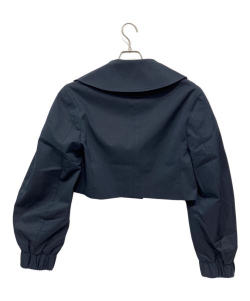 forme（フォルメ）forme (フォルメ) ショートトレンチコート ネイビー サイズ:FREEの古着・服飾アイテム