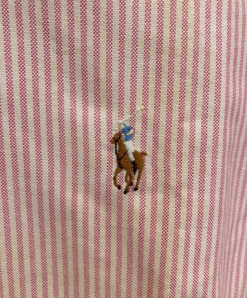 RALPH LAUREN（ラルフローレン）RALPH LAUREN (ラルフローレン) 長袖シャツ ピンク×ホワイト サイズ:16-33の古着・服飾アイテム