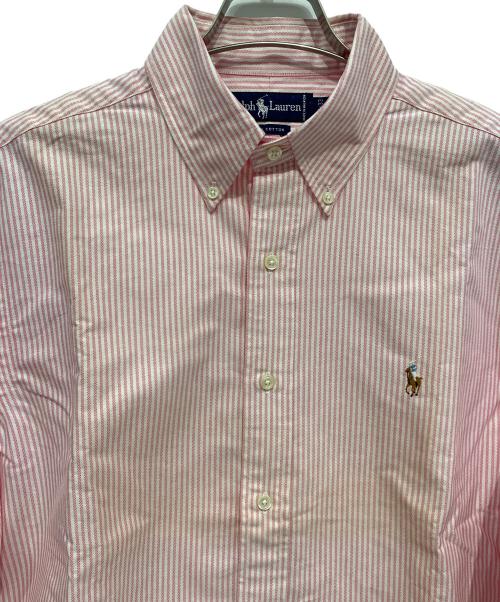 RALPH LAUREN（ラルフローレン）RALPH LAUREN (ラルフローレン) 長袖シャツ ピンク×ホワイト サイズ:16-33の古着・服飾アイテム