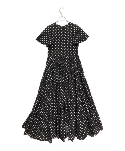 MARIHA（マリハ）MARIHA (マリハ) 半袖フレアワンピース ブラック サイズ:38の古着・服飾アイテム