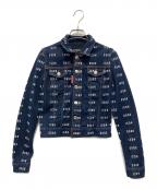 DSQUARED2ディースクエアード）の古着「デニムロゴジャケット」｜ブルー