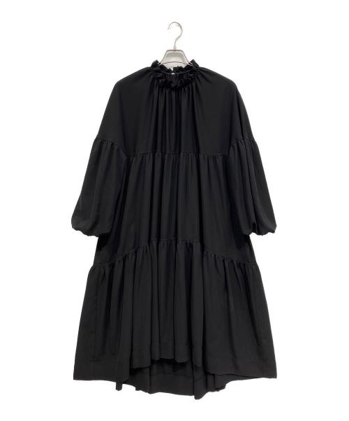 IRENE（アイレネ）IRENE (アイレネ) 長袖ワンピース ブラック サイズ:36の古着・服飾アイテム