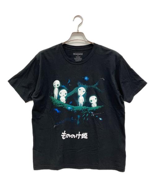 スタジオジブリ（スタジオジブリ）スタジオジブリ (スタジオジブリ) 半袖カットソー ブラック サイズ:Lの古着・服飾アイテム