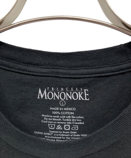 スタジオジブリ（スタジオジブリ）スタジオジブリ (スタジオジブリ) 半袖カットソー ブラック サイズ:Lの古着・服飾アイテム