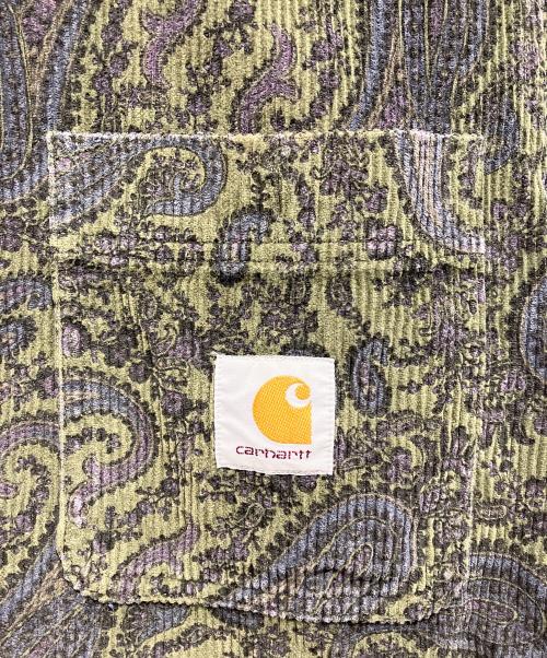 CarHartt（カーハート）CarHartt (カーハート) L/S FLINT SHIRT グリーン×ブルー サイズ:Sの古着・服飾アイテム