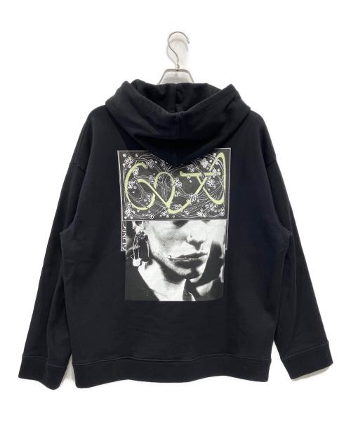 RAF SIMONS（ラフシモンズ）RAF SIMONS (ラフシモンズ) PUNKETTE HOODIE ブラック サイズ:Mの古着・服飾アイテム