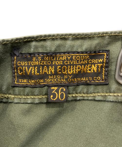 freewheelers（フリーホイーラーズ）freewheelers (フリーホイーラーズ) ベイカーパンツ オリーブ サイズ:36の古着・服飾アイテム