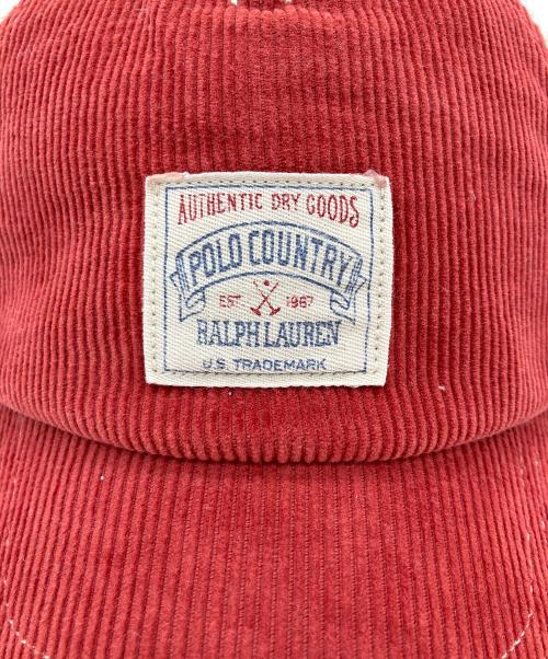 POLO COUNTRY（ポロカントリー）POLO COUNTRY (ポロカントリー) キャップ レッド サイズ:ONE SIZEの古着・服飾アイテム