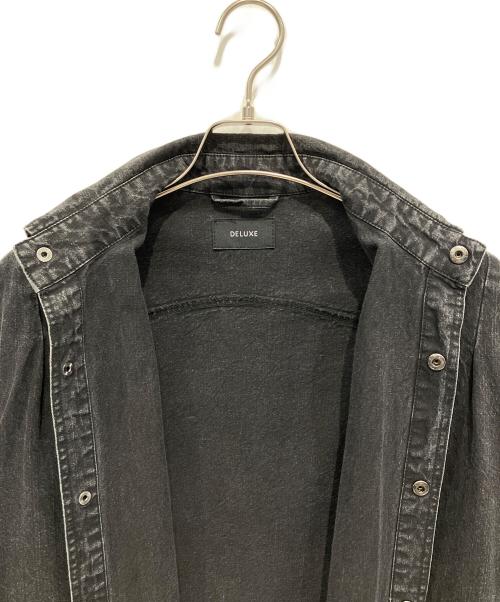 DELUXE（デラックス）Deluxe (デラックス) デニムジャケット ブラック サイズ:Sの古着・服飾アイテム