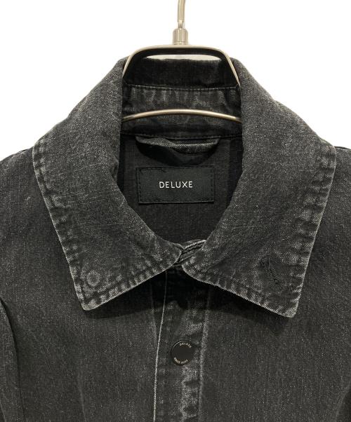 DELUXE（デラックス）Deluxe (デラックス) デニムジャケット ブラック サイズ:Sの古着・服飾アイテム