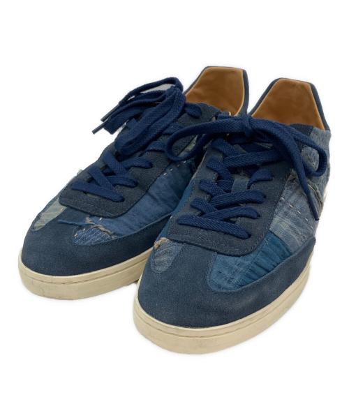 KUON（クオン）KUON (クオン) FOOT INDUSTRY (フットインダストリー) ジャーマントレーナー ブルー サイズ:44の古着・服飾アイテム