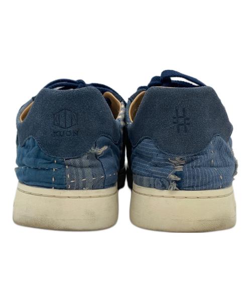 KUON（クオン）KUON (クオン) FOOT INDUSTRY (フットインダストリー) ジャーマントレーナー ブルー サイズ:44の古着・服飾アイテム