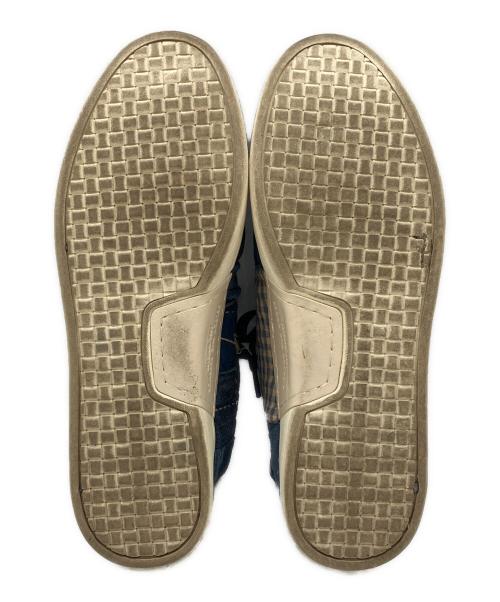 KUON（クオン）KUON (クオン) FOOT INDUSTRY (フットインダストリー) ジャーマントレーナー ブルー サイズ:44の古着・服飾アイテム