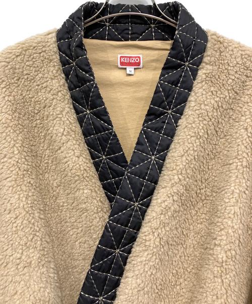 KENZO（ケンゾー）KENZO (ケンゾー) ARCHIVE LOGO KIMONO ベージュ×ブラック サイズ:Mの古着・服飾アイテム
