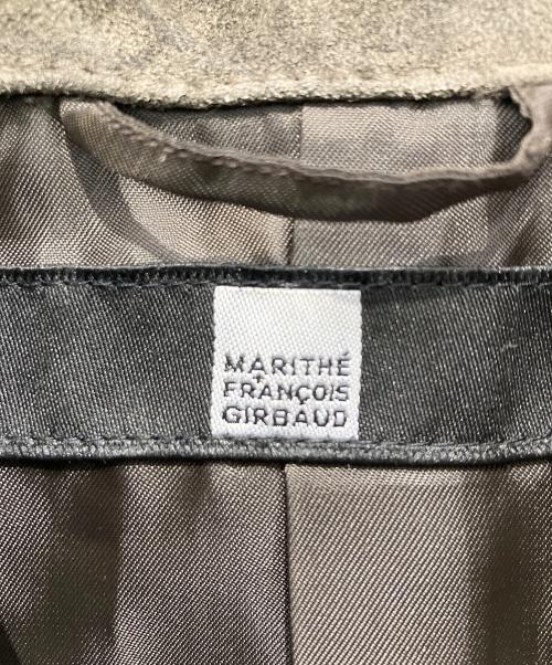 MARITHE+FRANCOIS GIRBAUD（マリテフランソワジルボー）MARITHE+FRANCOIS GIRBAUD (マリテフランソワジルボー) レザージャケット カーキ サイズ:Mの古着・服飾アイテム