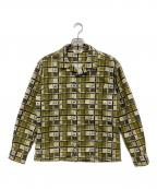 TENDERLOINテンダーロイン）の古着「フランネルシャツ」｜グリーン
