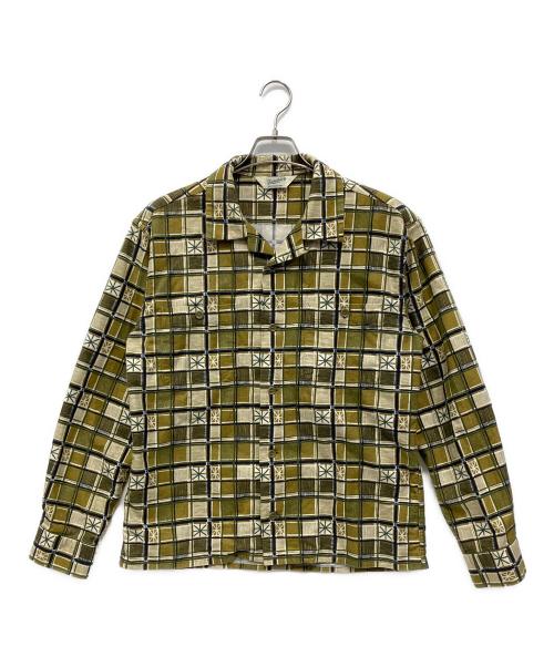 TENDERLOIN（テンダーロイン）TENDERLOIN (テンダーロイン) フランネルシャツ グリーン サイズ:Mの古着・服飾アイテム