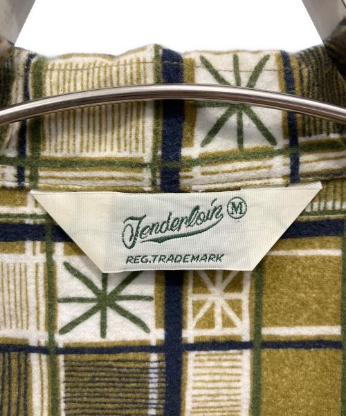 TENDERLOIN（テンダーロイン）TENDERLOIN (テンダーロイン) フランネルシャツ グリーン サイズ:Mの古着・服飾アイテム